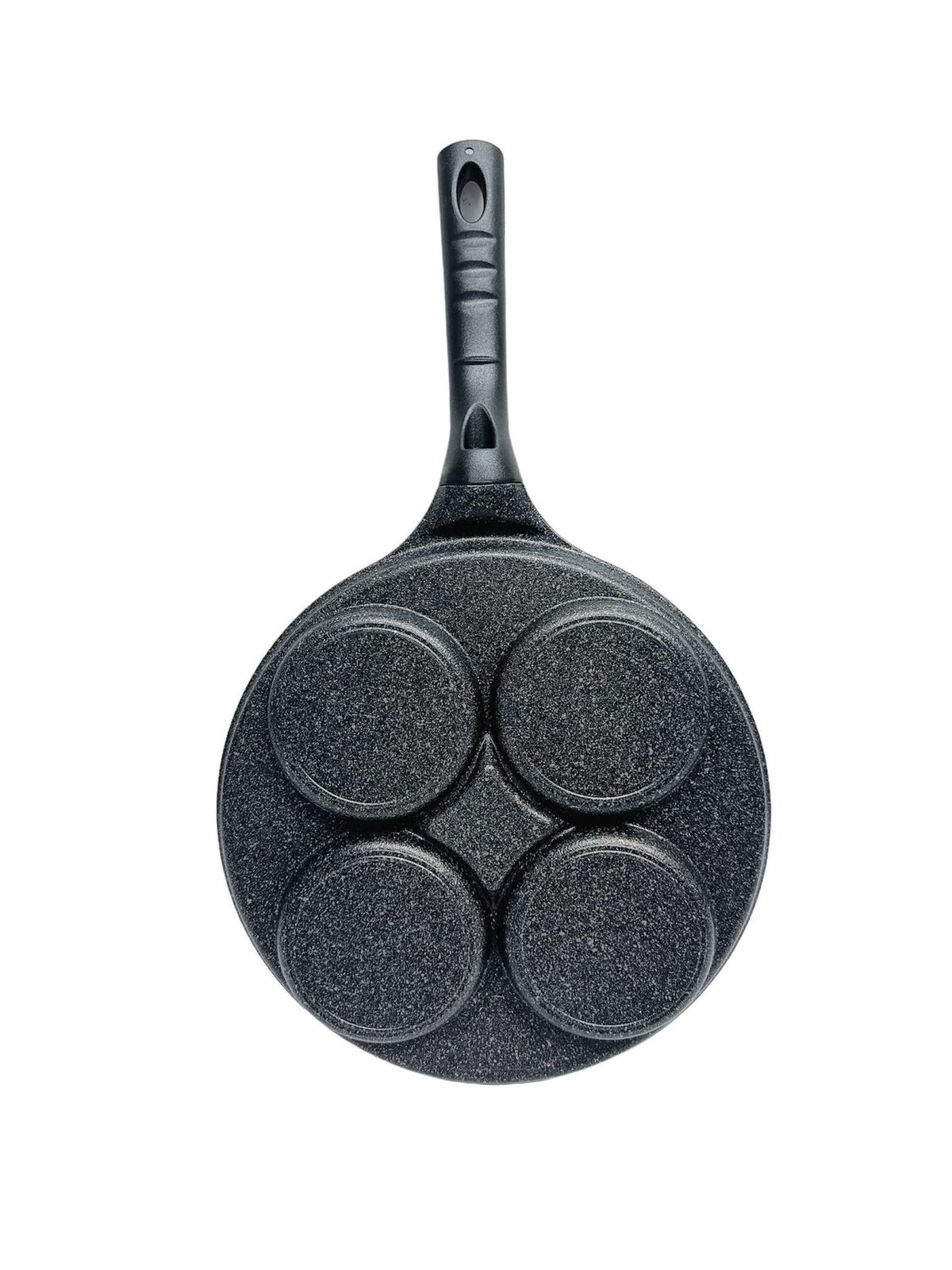 Banh Xeo Pan 4 Cup Nonstick Mini Pancake Pan, Vietnamese Banh Xeo Maker Skillet, Egg Pan for Crispy Crepes, Aebleskiver Style Snacks
