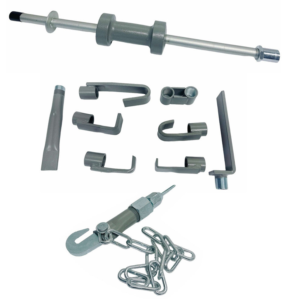 18 Pc HD Heat Treated Dent Puller Set Slide Hammer Auto Body Shop Repair Tool