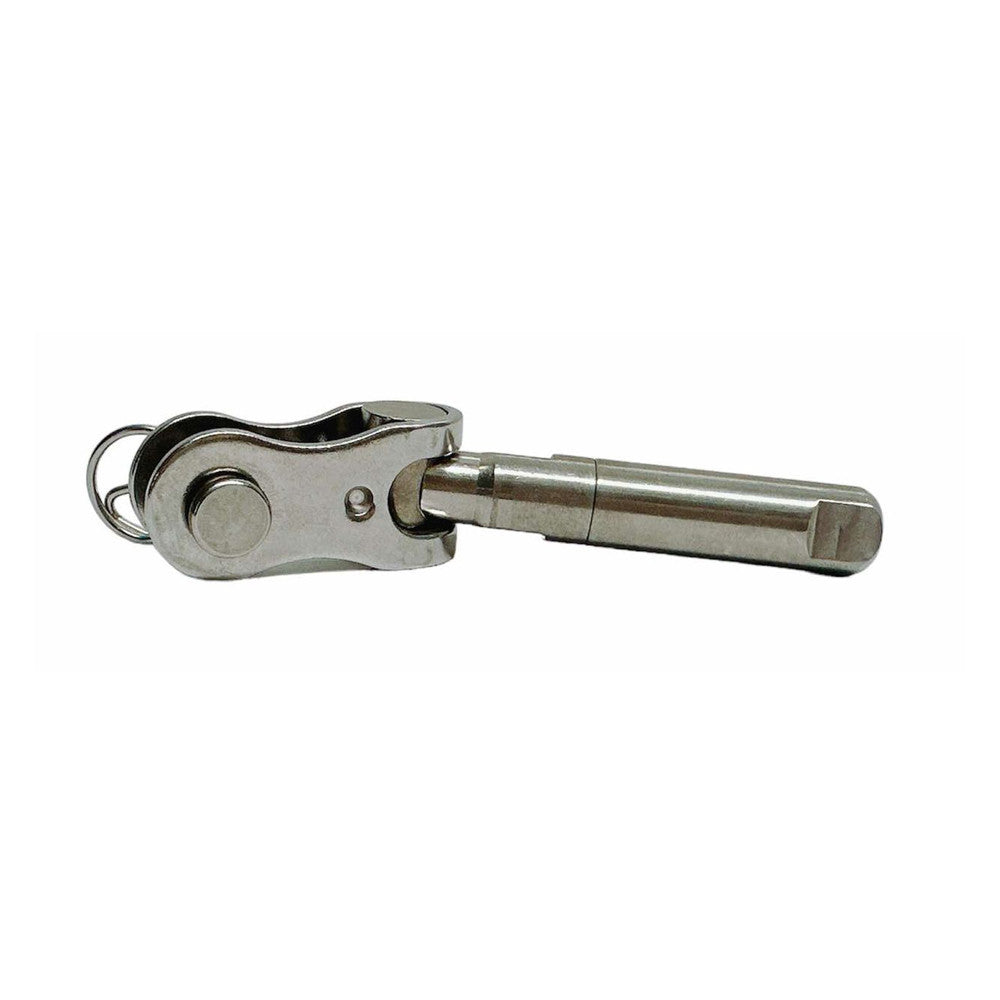 4 Pc Set Marine T316 Stainless Steel Push And Go Swageless Toggle, Cable Wire Railing Terminal for Deck, Dock, Stair, and Rail Systems