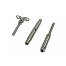 T316 Stainless Steel 1/4" Push And Go Deck Toggle Turnbuckle 5/16"-18 Thread
