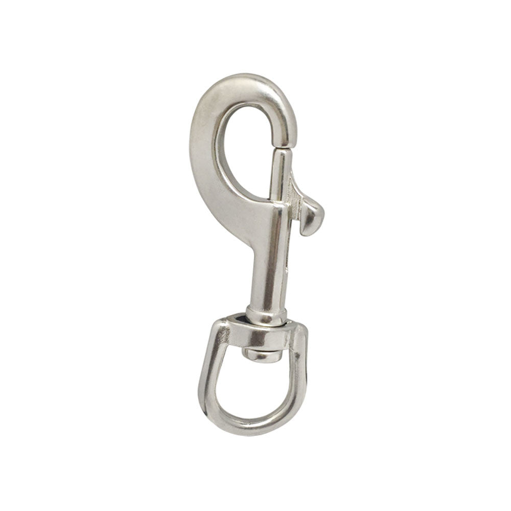 5 Pc Set Marine Boat T316 Stainless Steel Swivel Eye Bolt Snap Hook, Quick Release Rigging Clip for Rope, Chain, Cable, and Outdoor Use