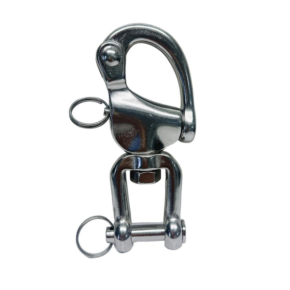 4 Pc 5 SWIVEL JAW Snap Shackle SS316 Stainless Steel Shackle Forged Boat Anchor