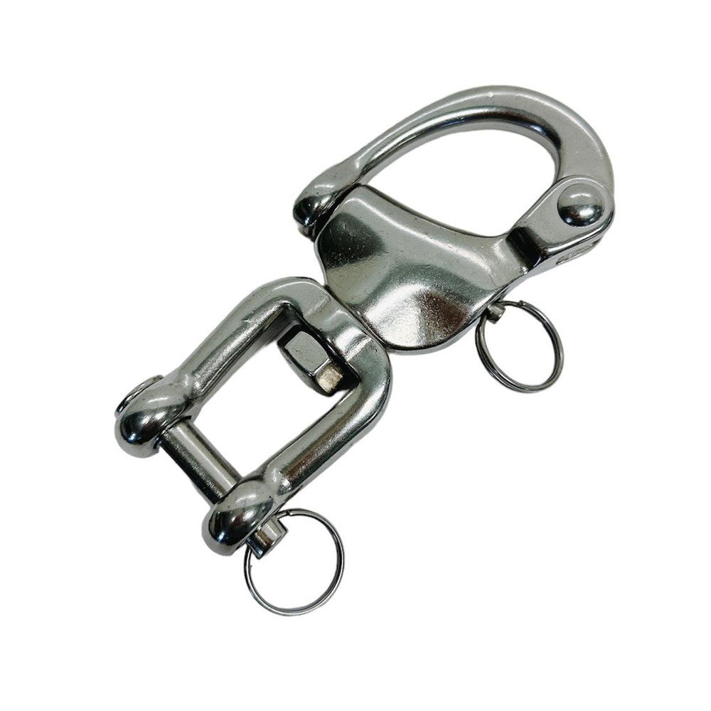 4 Pc 5 SWIVEL JAW Snap Shackle SS316 Stainless Steel Shackle Forged Boat Anchor