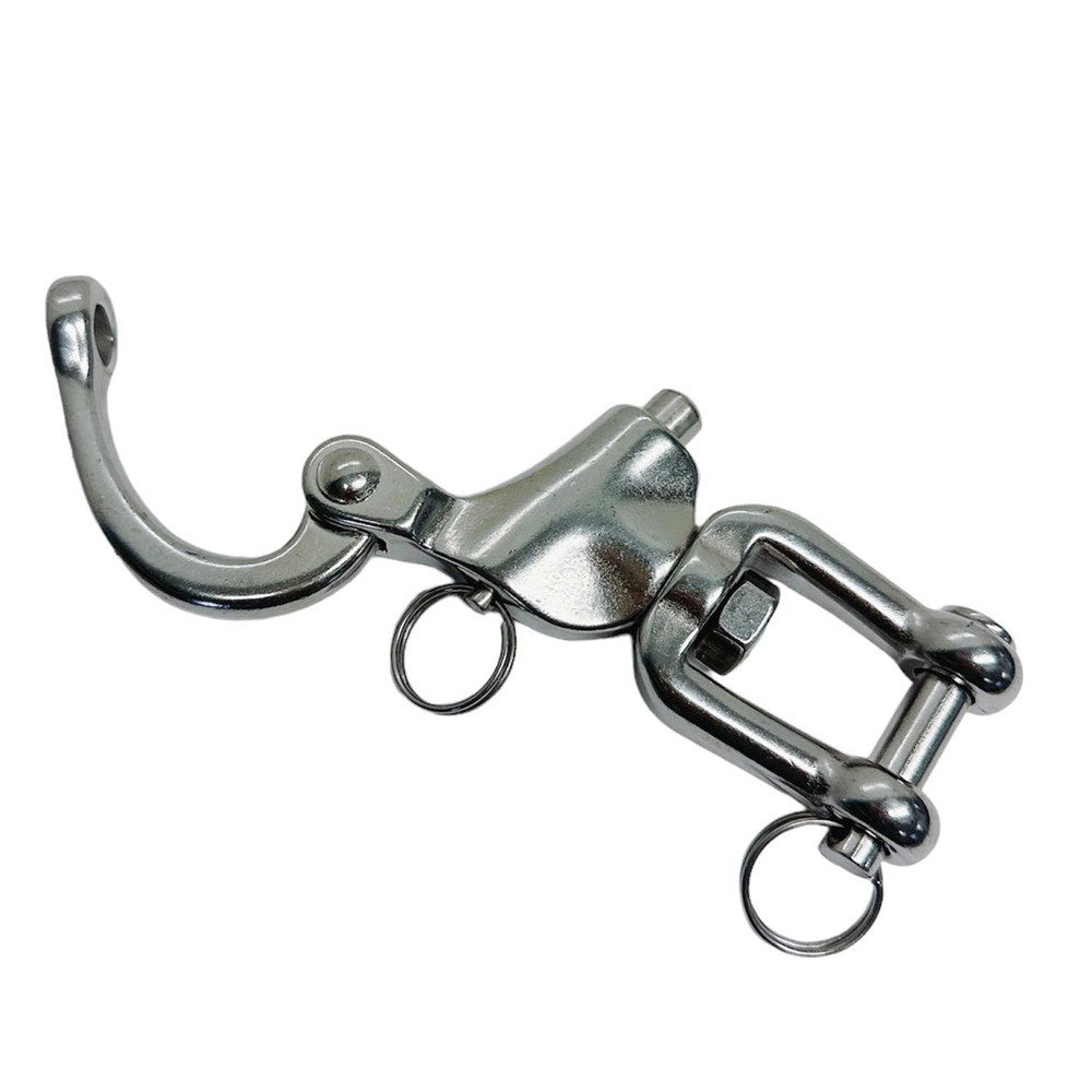 4 Pc 5 SWIVEL JAW Snap Shackle SS316 Stainless Steel Shackle Forged Boat Anchor