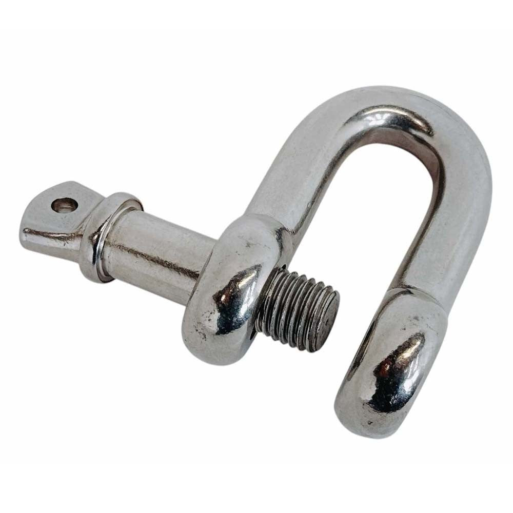 4Pc Mil Spec Stainless Steel T316 Forged 5/8" Screw Pin Chain Shackle 4000Lb WLL