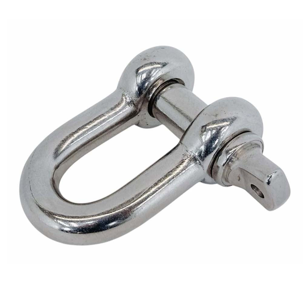 Mil Spec Stainless Steel T316 Forged 5/8" Screw Pin Chain Shackle 4,000 Lb WLL