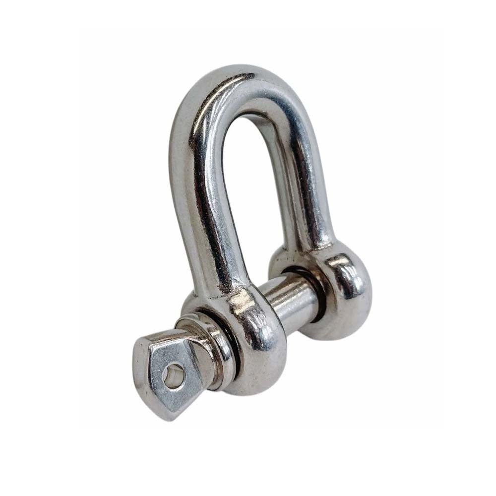 Mil Spec Stainless Steel T316 Forged 5/8" Screw Pin Chain Shackle 4,000 Lb WLL