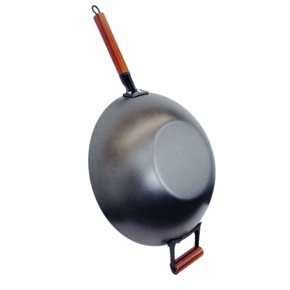 Carbon Steel Wok Frying Pan Gourmet Chef Chinese Traditional Wok Cookware