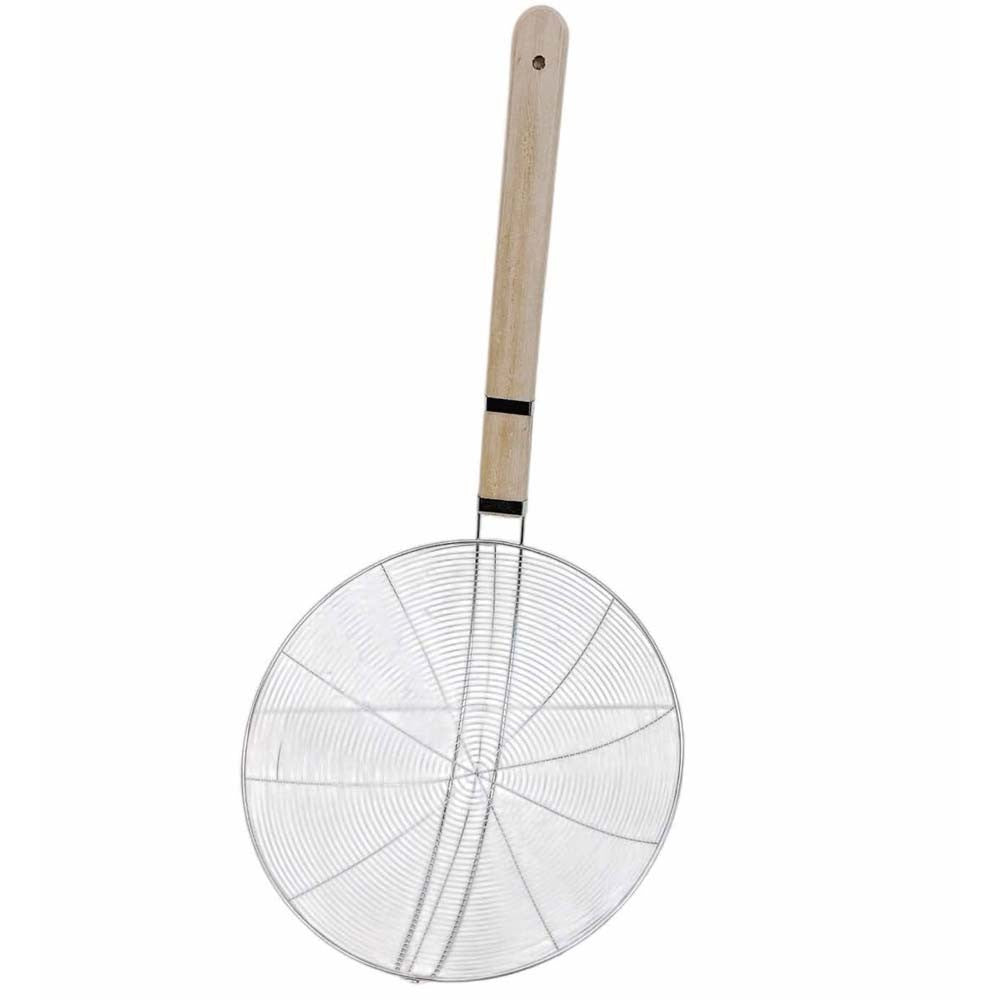 9-1/2" Stainless Steel Wire Skimmer Kitchen Cookware Spider Strainer Skimmer