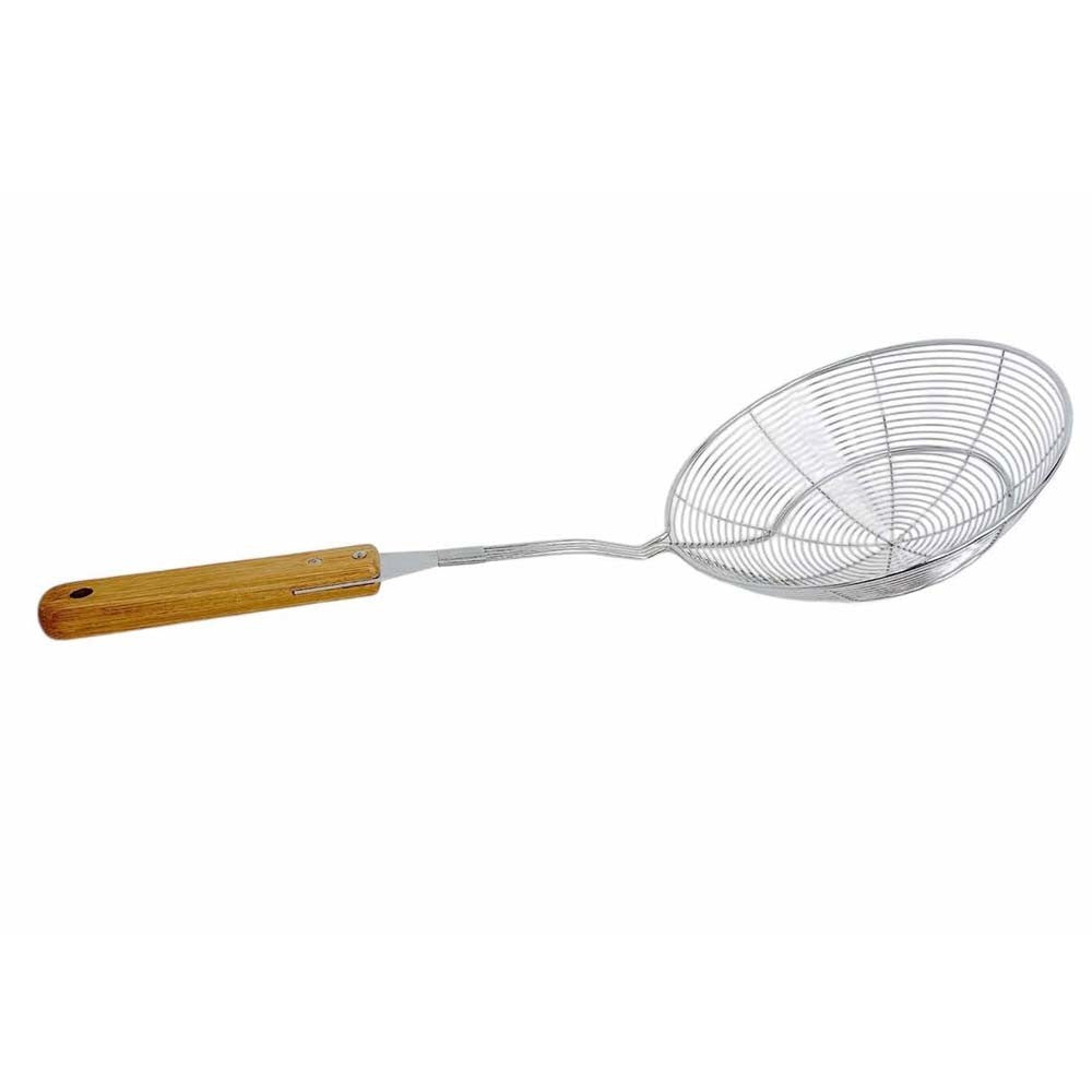 7-3/4" Stainless Steel Wire Skimmer Kitchen Cookware Spider Strainer Skimmer