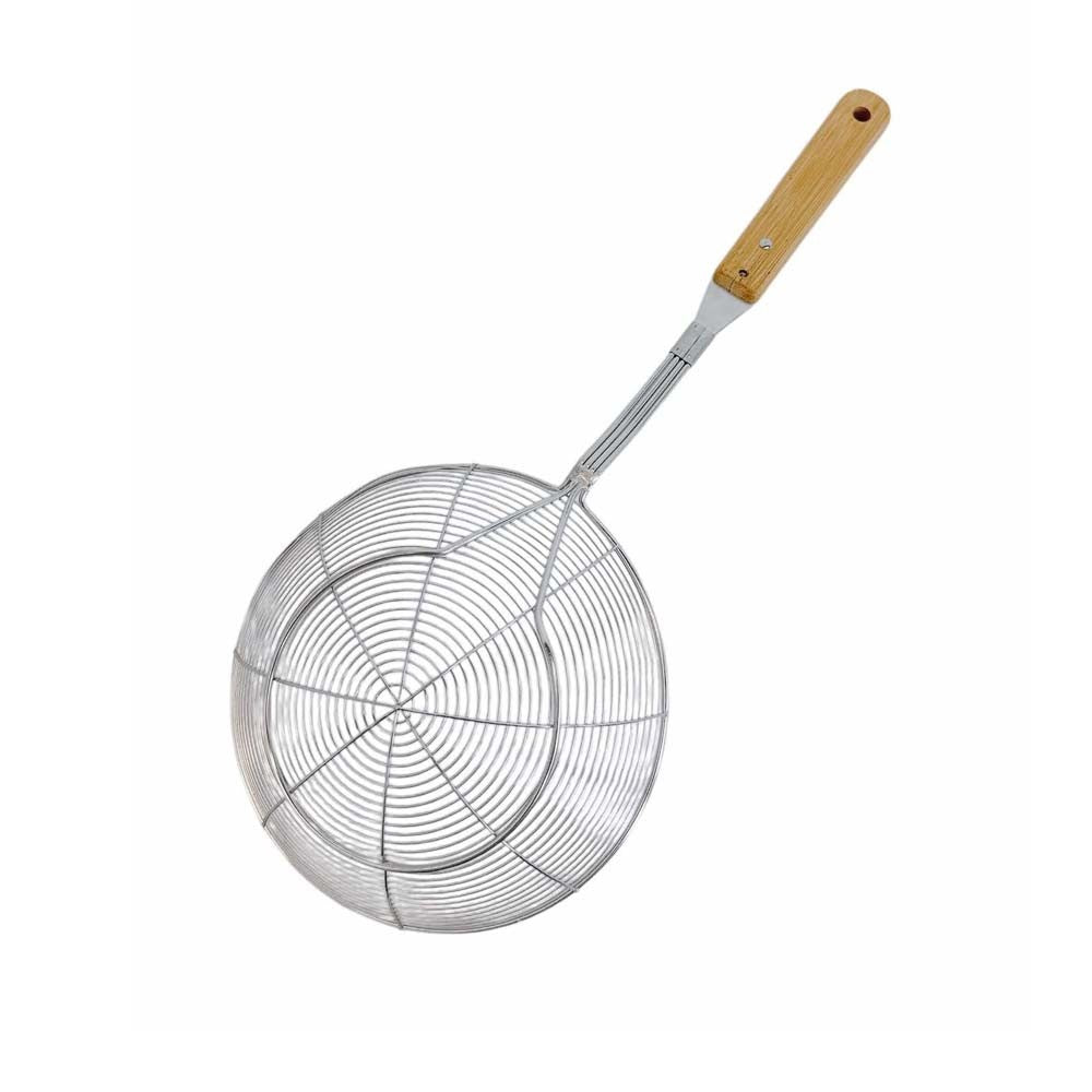 7" Stainless Steel Wire Skimmer Kitchen Cookware Spider Strainer Skimmer