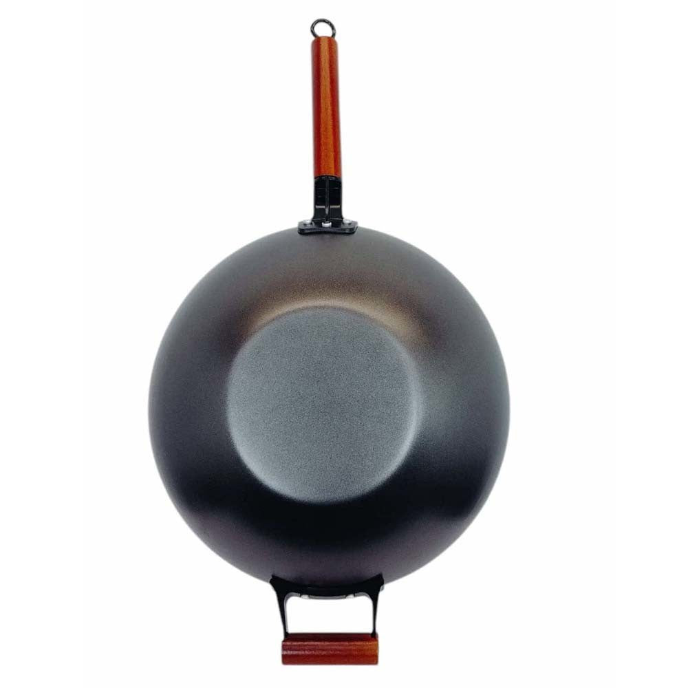 13-1/2" Carbon Steel Wok Frying Pan Gourmet Chef Chinese Traditional Wok