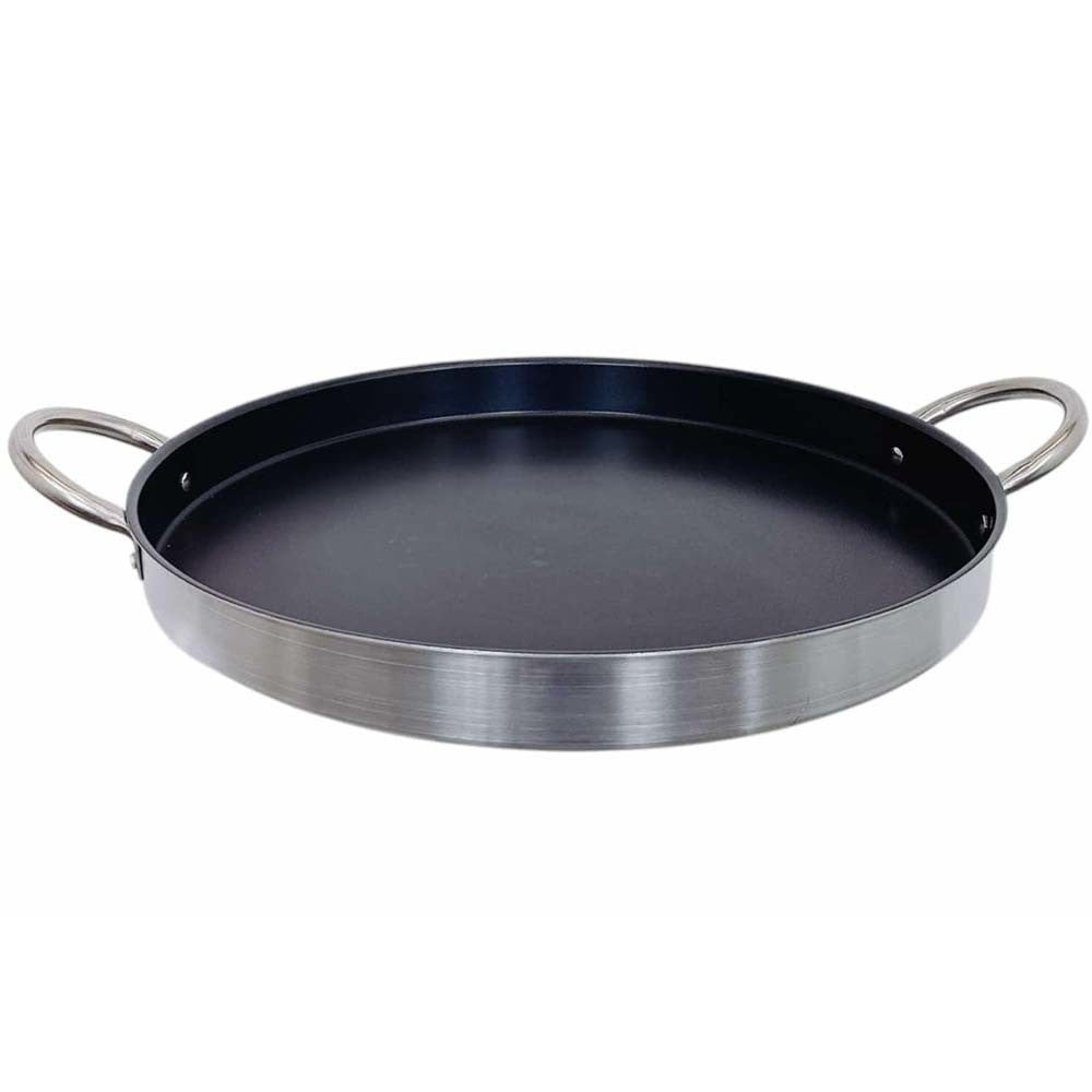 Stainless Steel 21-1/2'' Comal Griddle Cooking Pan Non-Stick Coating Kitchen