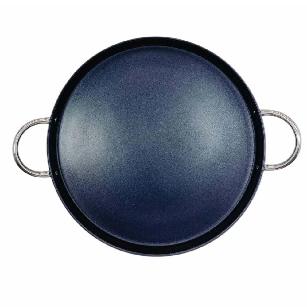 Stainless Steel 21-1/2'' Comal Griddle Cooking Pan Non-Stick Coating Kitchen