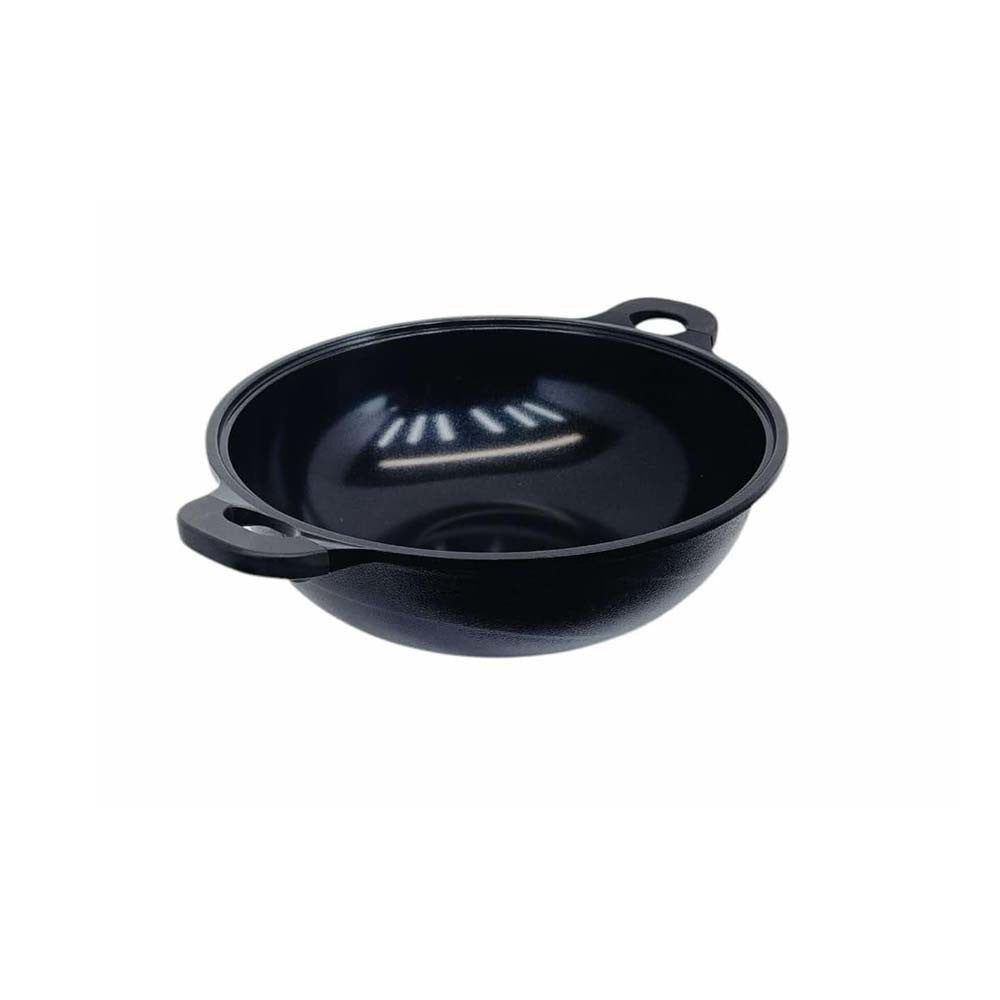 15'' Marble Non-Stick Coating Venice Wok Kitchen Cookware Sauce Pot Pan Cooking