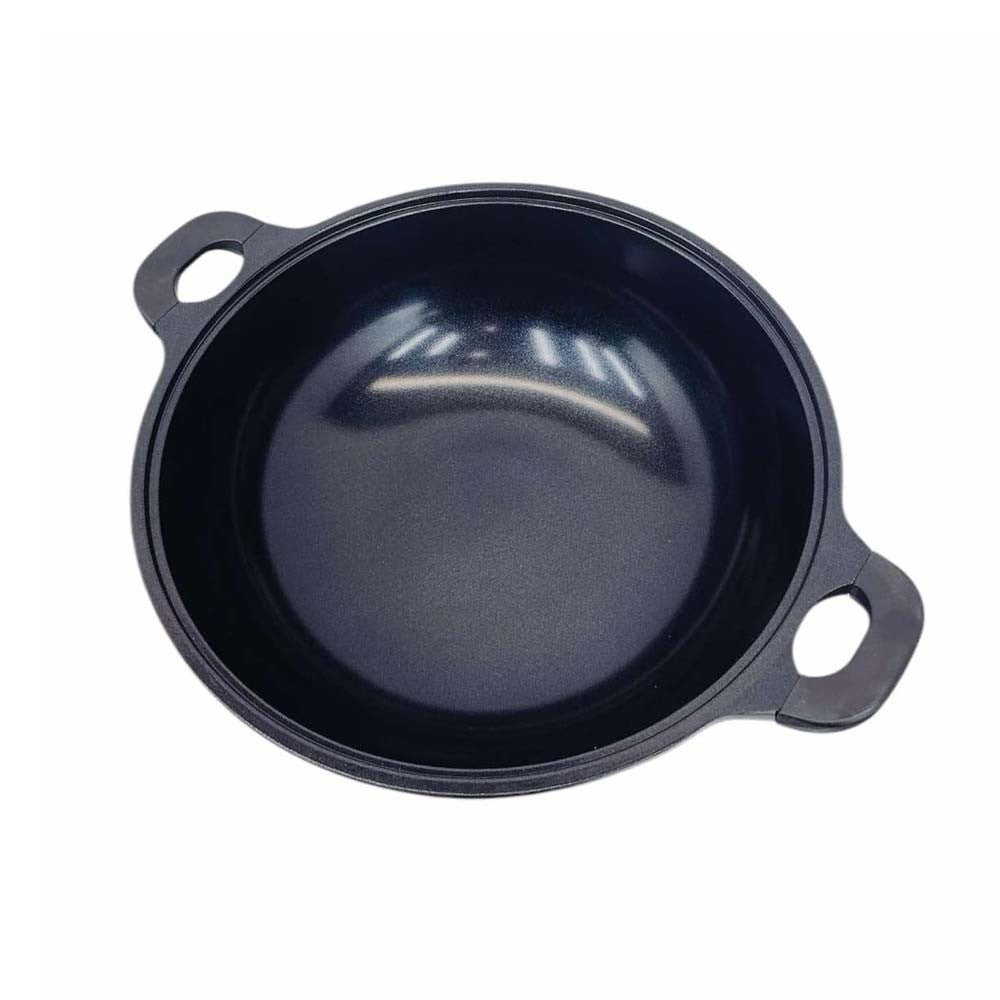 15'' Marble Non-Stick Coating Venice Wok Kitchen Cookware Sauce Pot Pan Cooking