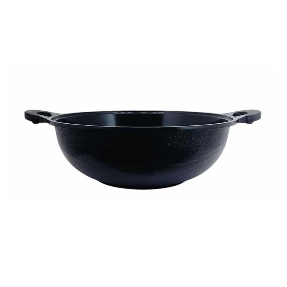 15'' Marble Non-Stick Coating Venice Wok Kitchen Cookware Sauce Pot Pan Cooking