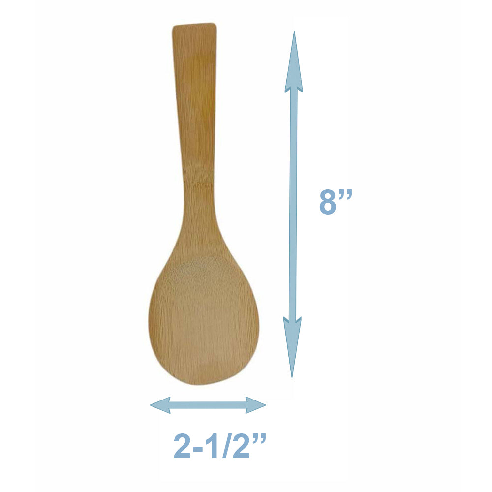Bamboo Rice Spoon Paddle Scoop Cooking Sushi Rice Spoon Spatula Cookware