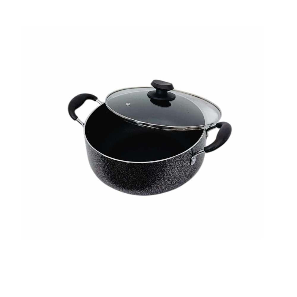 10-3/8" (26CM) Non-Stick Coating Cooking Pot 6QT Sauce Pan With Lid Cookware