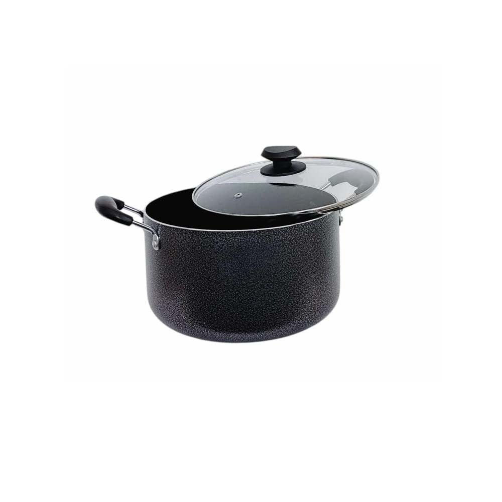 11"/28CM Non-Stick Coating Cooking Pot 10QT Sauce Pan With Lid Kitchen Cookware