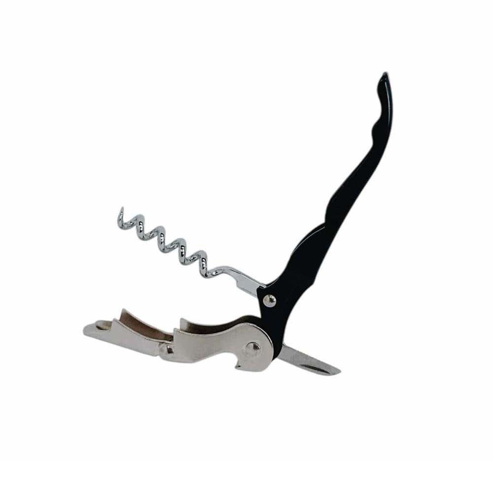 4-3/4" Corkscrew Wine Bottle Opener Tire-Bouchon Sacaorchos Serrated Foil Cutter