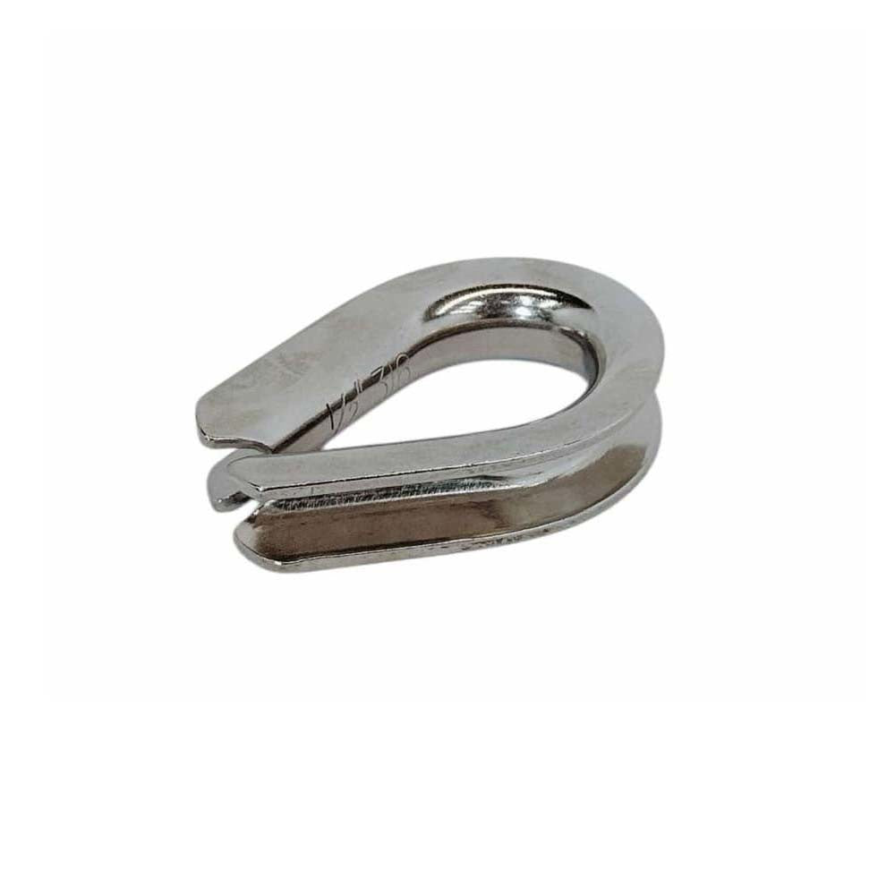 1/2" Stainless Steel 316 Marine HEAVY DUTY Wire Rope Chain THIMBLE Rig Anchor