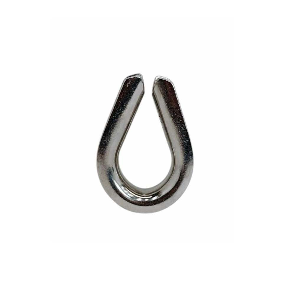 1/2" Stainless Steel 316 Marine HEAVY DUTY Wire Rope Chain THIMBLE Rig Anchor