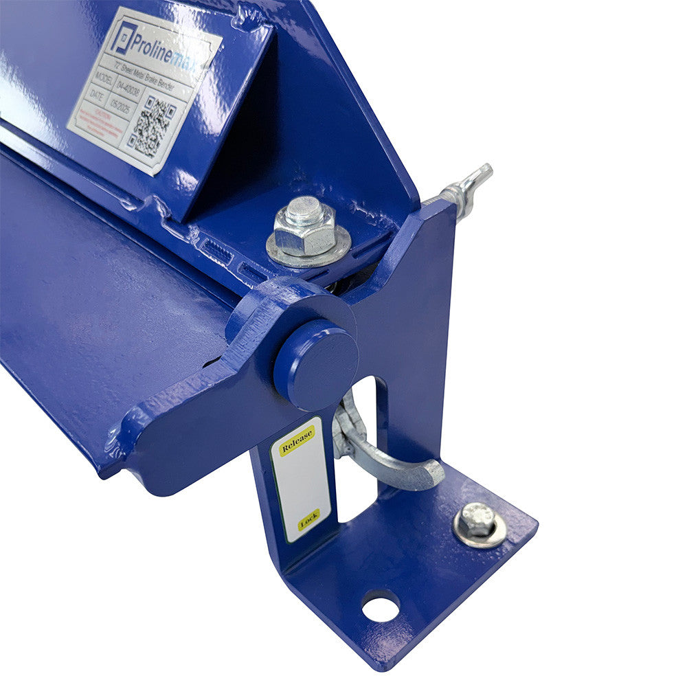 Pro 72" Sheet Metal Brake Bender Galvanized Steel HVAC Roofing 14-Ga Aluminum w/ Quick Release Action