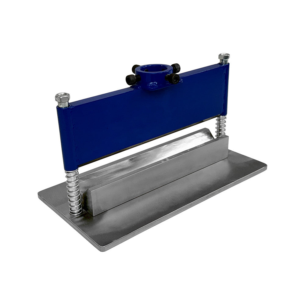 Prolinemax 12 inch press brake bending attachment for hydraulic shop press, V-block die set metal forming tool, heavy duty steel construction for fabrication workshops