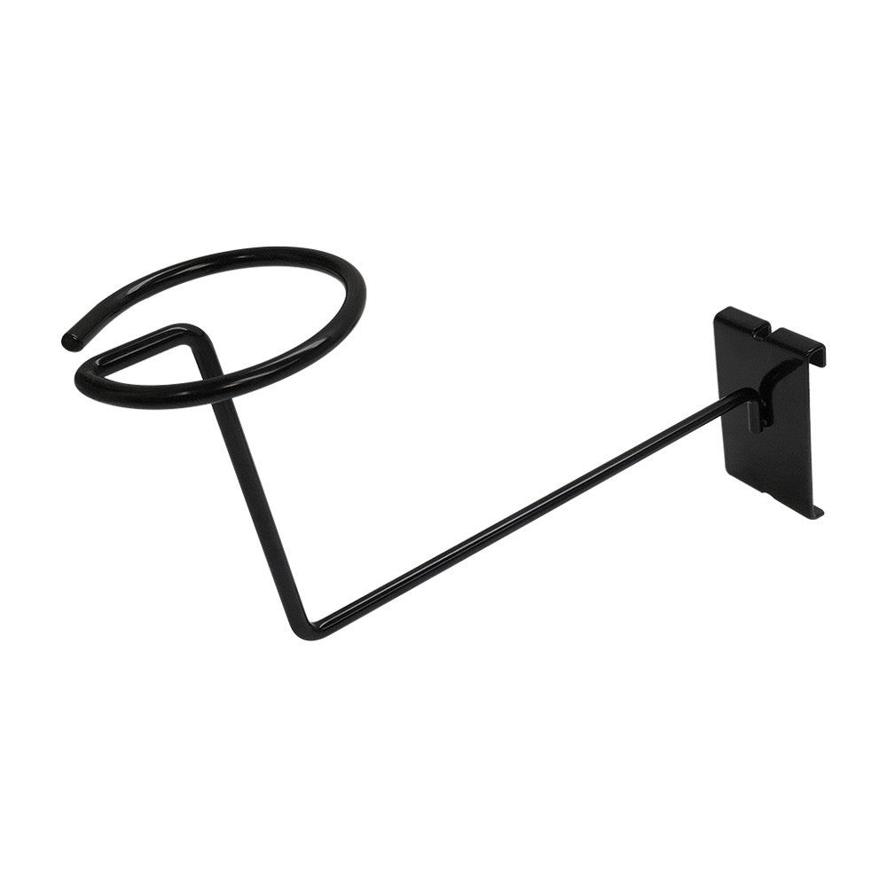 Gloss Black wire grid hat display hook single cap holder for store fixtures