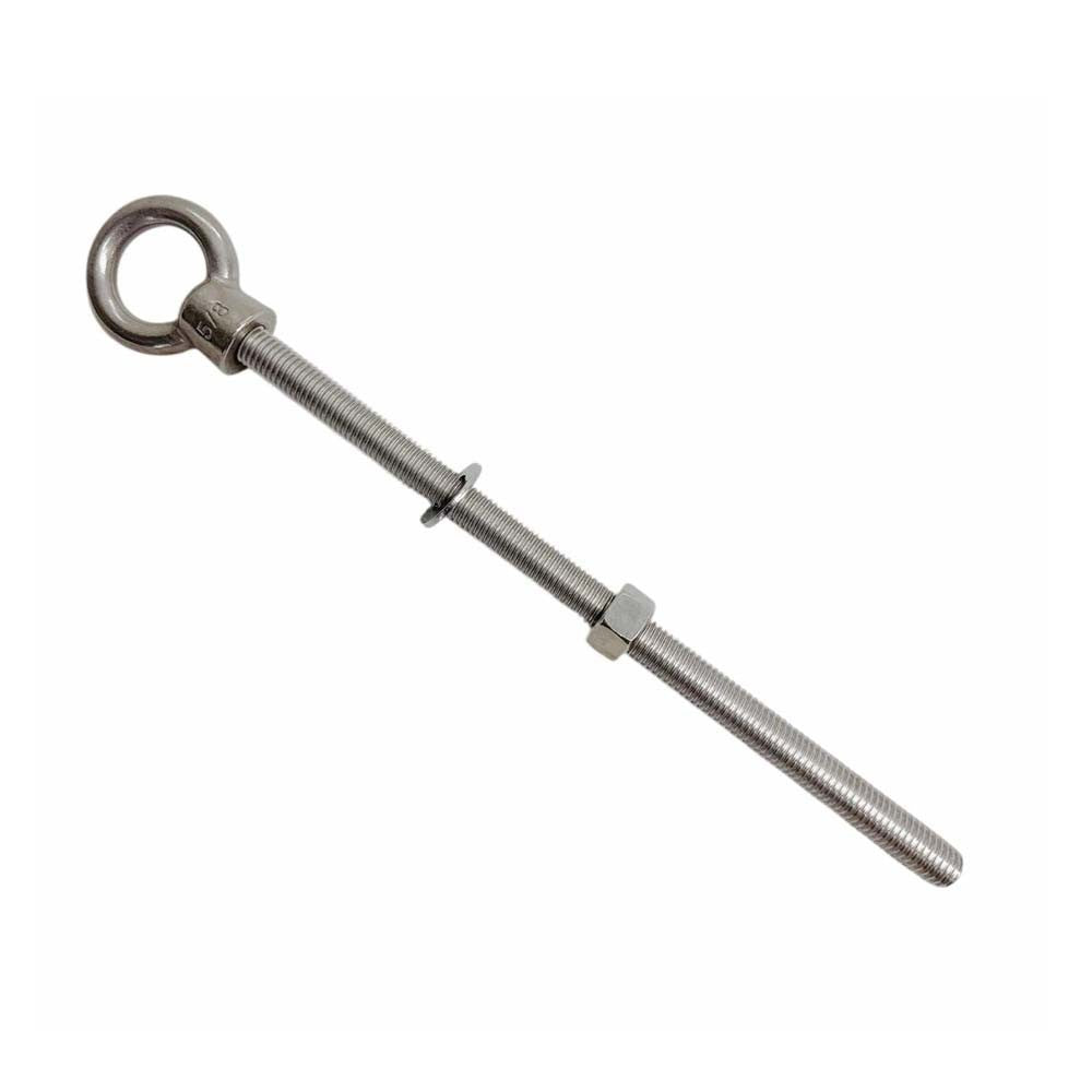 Marine Boat T316 Stainless Steel 5/8" x 12" Shoulder Eye Bolt 3,200 Lbs WLL