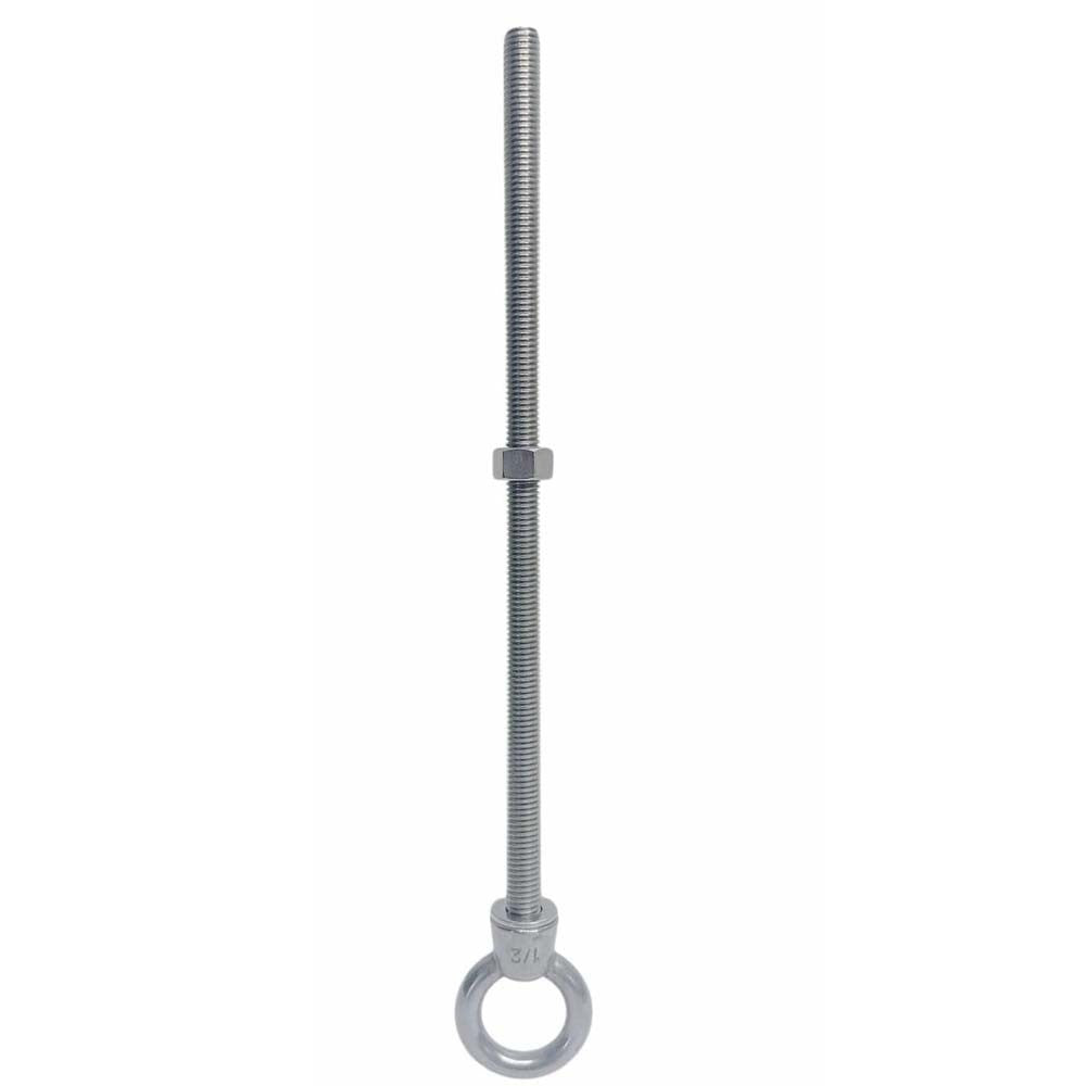 Marine Boat T316 Stainless Steel 1/2" x 12" Shoulder Eye Bolt 2,000 Lbs WLL