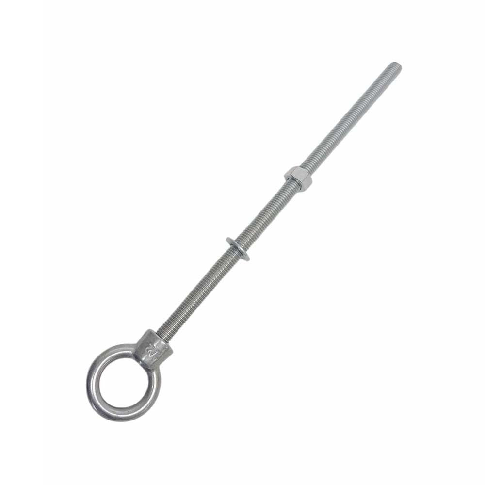 Marine Boat T316 Stainless Steel 1/2" x 12" Shoulder Eye Bolt 2,000 Lbs WLL