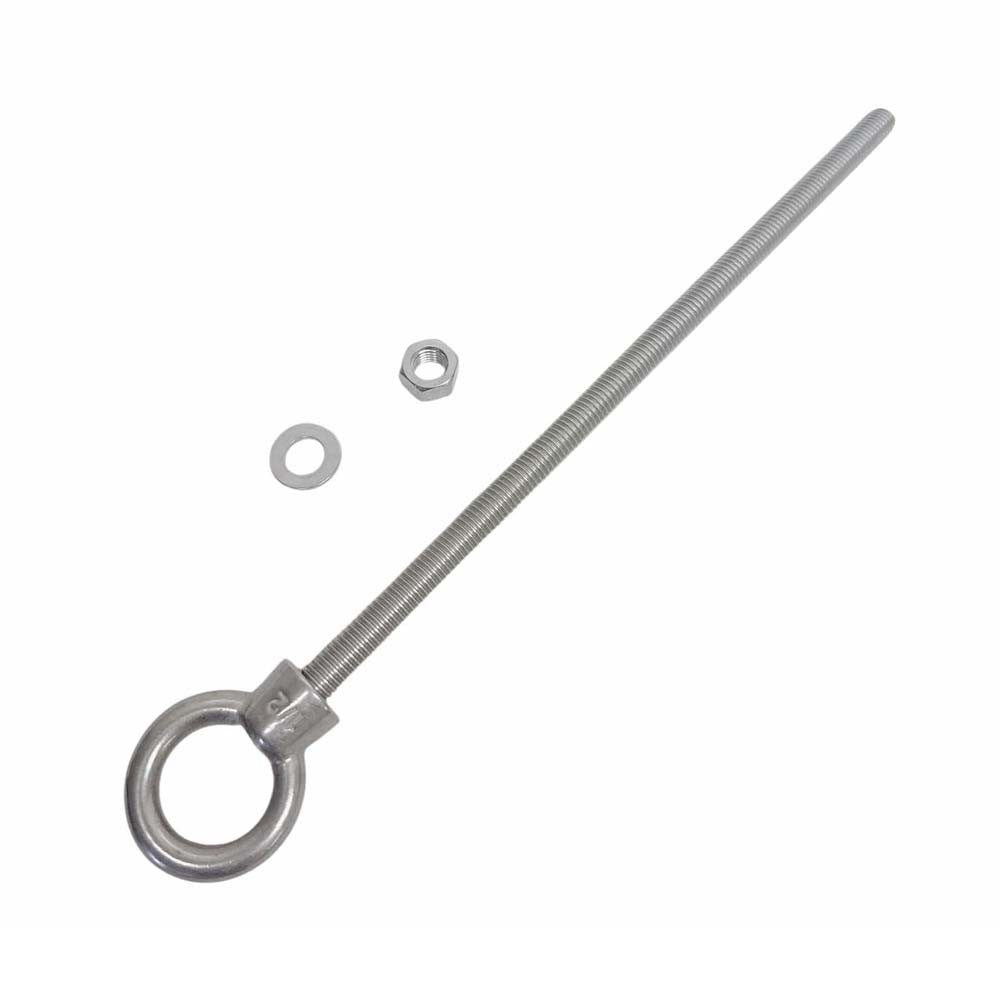 Marine Boat T316 Stainless Steel 1/2" x 12" Shoulder Eye Bolt 2,000 Lbs WLL