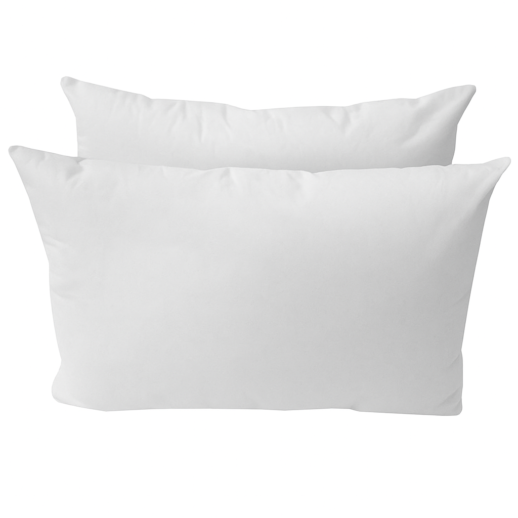 STYLE 2 Twin Size Mattress Foam, Pillow & Bolster Cushion Polyester Fiberfill Inserts for Outdoor Indoor Daybed Porch Swing Bed | INSERT ONLY |