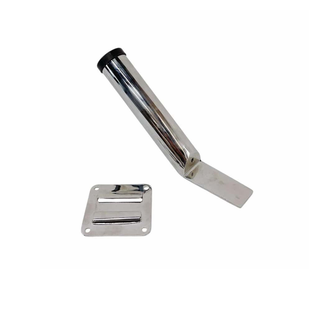 Marine Boat Stainless Steel T316 Slide Mount Removable 9-1/2" Fishing Rod Holder