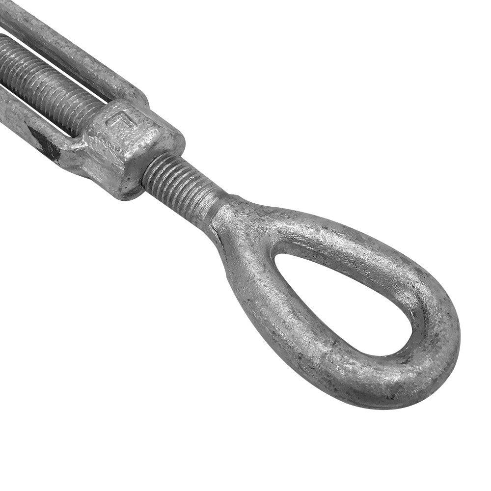 2 Pc 5/16" x 4-1/2" Turnbuckle EYE EYE Pulley Galvanized Drop Forge Swivel Hoist Eye