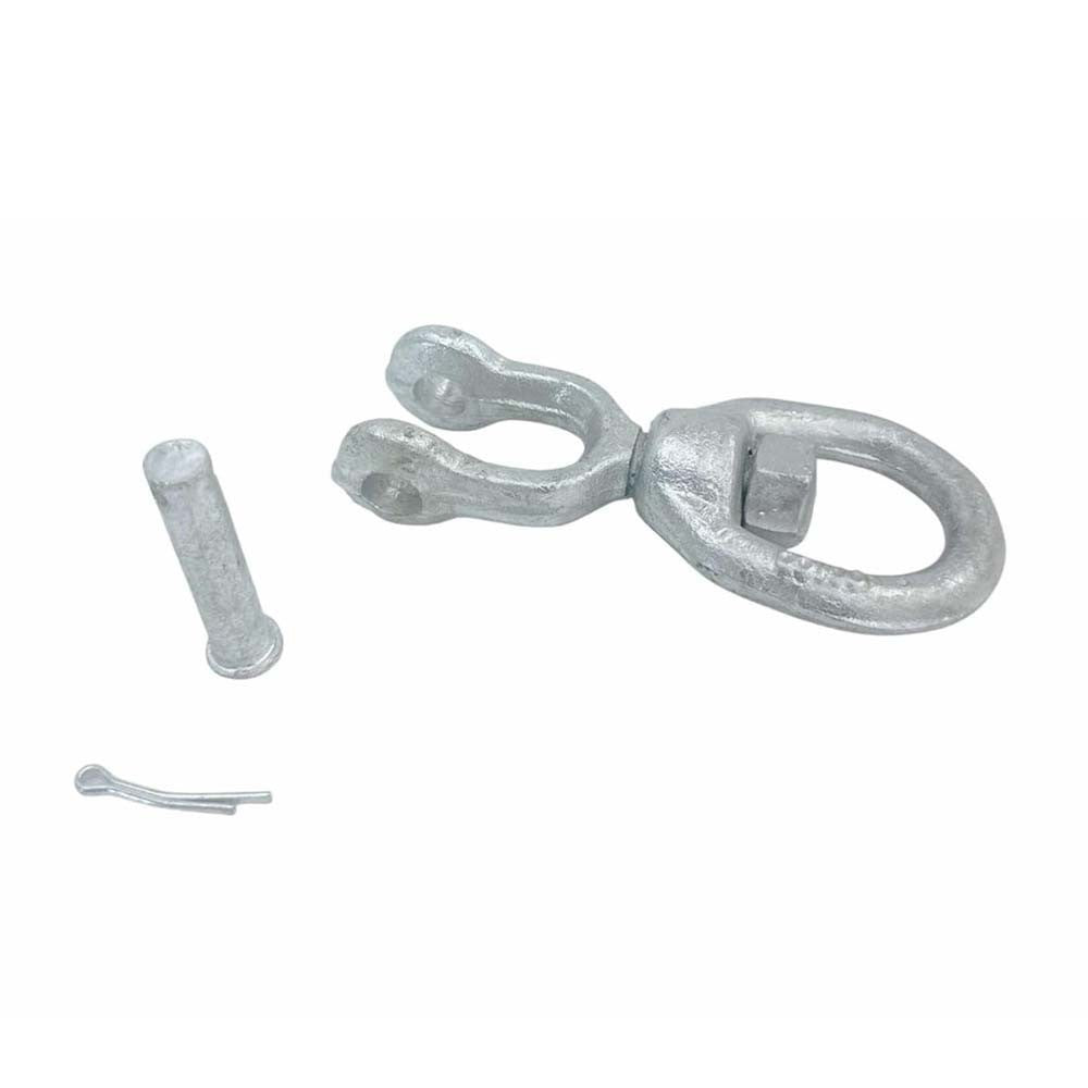 4 Pc 3/8" JAW EYE Swivel Marine Mooring Galvanized 2250 lbs WLL