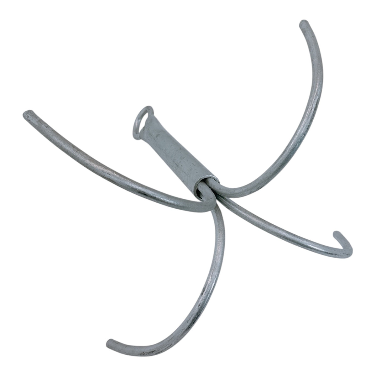 Heavy Duty Galvanized Steel 4-Prong Grapnel Anchor, Boat Anchor for Kayak, Jet Ski, Canoe, Small Watercraft, and Marine Use