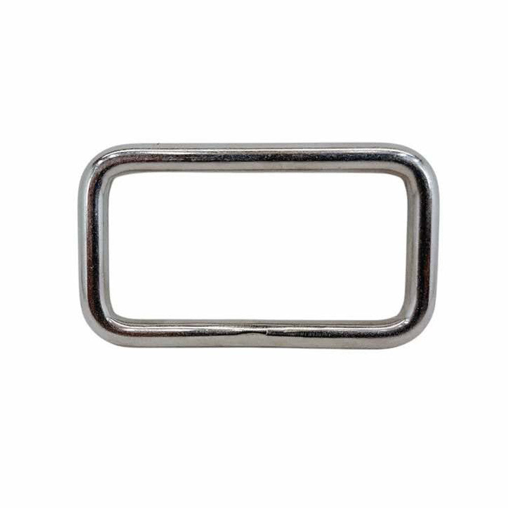 4 Pc Set Marine Stainless Steel Rectangular Ring Link, Mil Spec Hardware for Rigging, Straps, Webbing, Rope