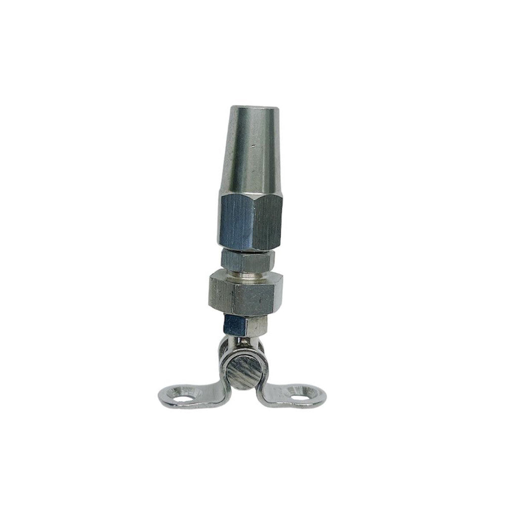 4 Pc Set Marine Stainless Steel Swageless Deck Toggle for Cable Rail, Wire Rope Railing Terminal Fitting for Deck, Stair, Balcony