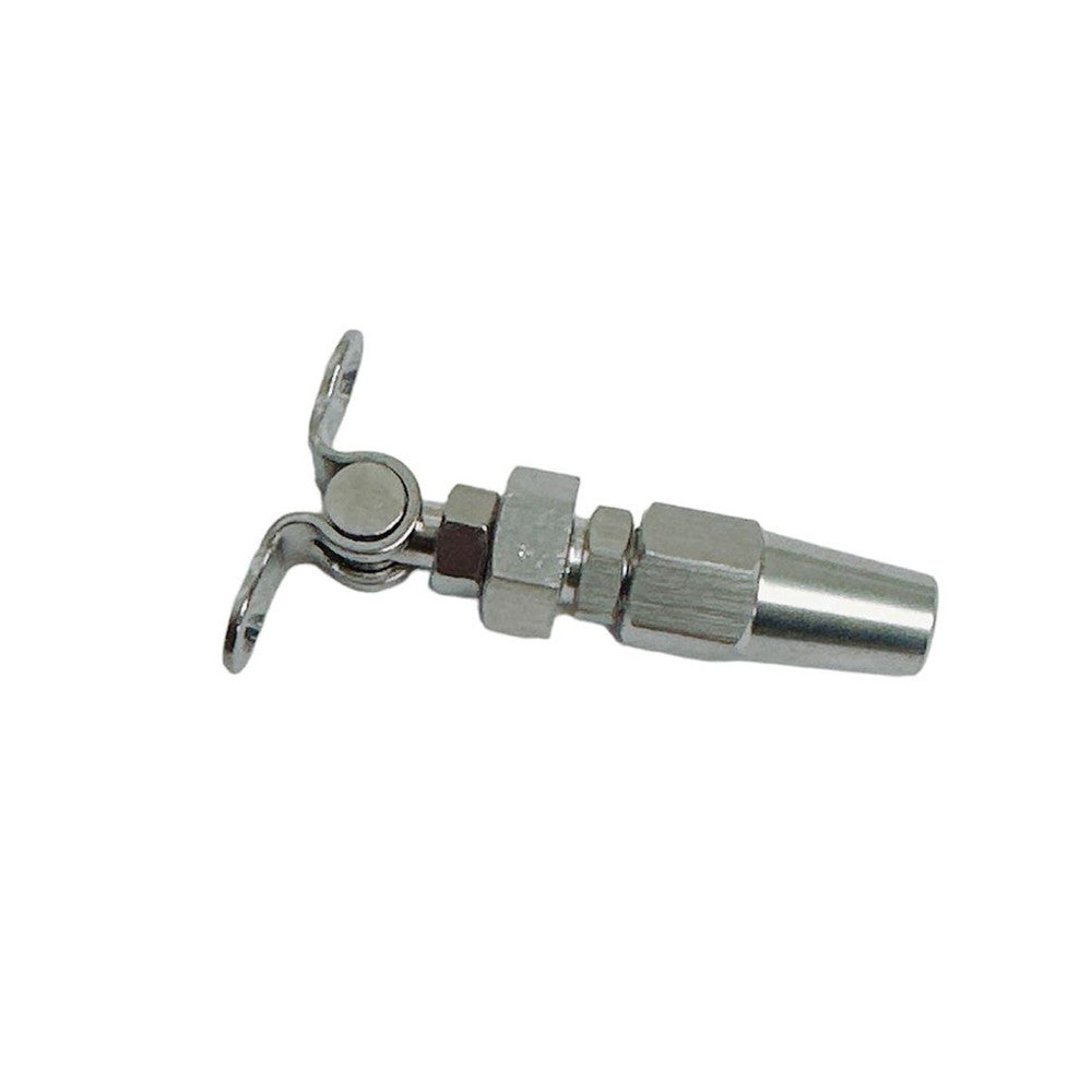 4 Pc Set Marine Stainless Steel Swageless Deck Toggle for Cable Rail, Wire Rope Railing Terminal Fitting for Deck, Stair, Balcony