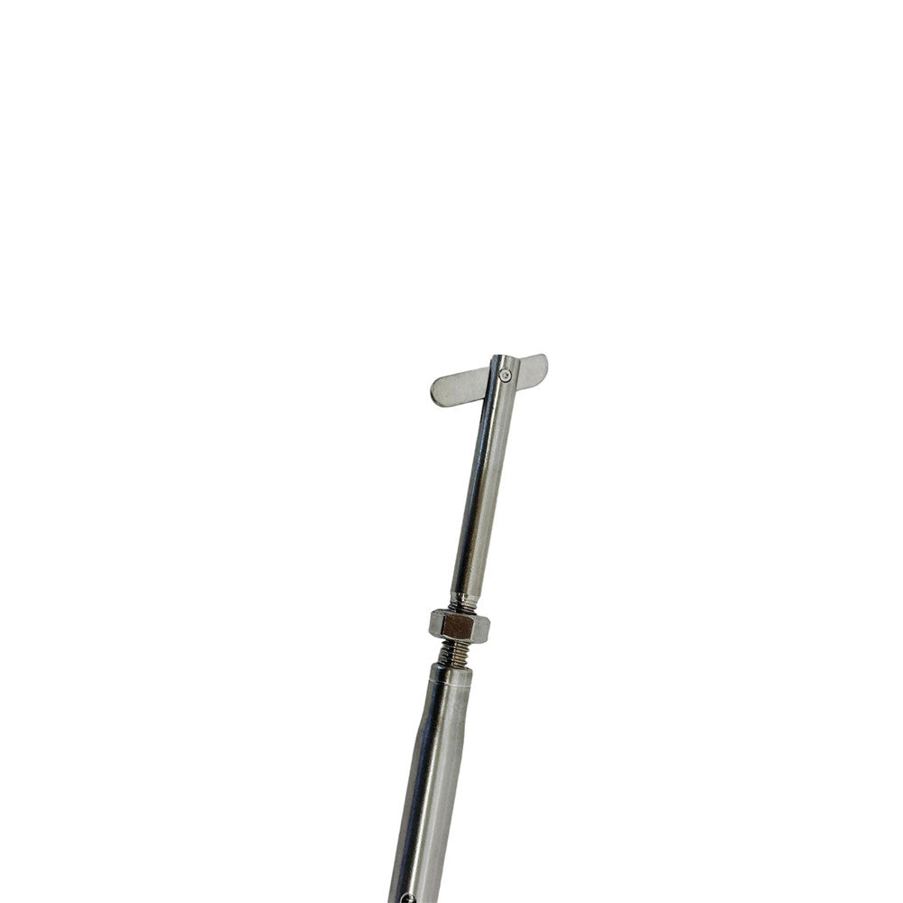 4 Pc Set Marine Boat Stainless Steel Swageless and Drop Pin Turnbuckle for Cable Wire Rope, Adjustable Railing Tensioner for Deck, Stair, Dock