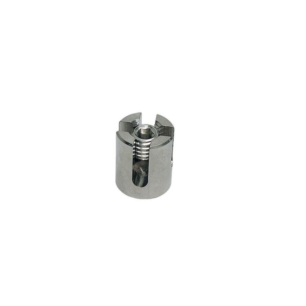 10 Pc Set Marine Boat T316 Stainless Steel Cross Cable Clamp, Wire Rope Clip for Cable Railing, Rigging, and Outdoor Use