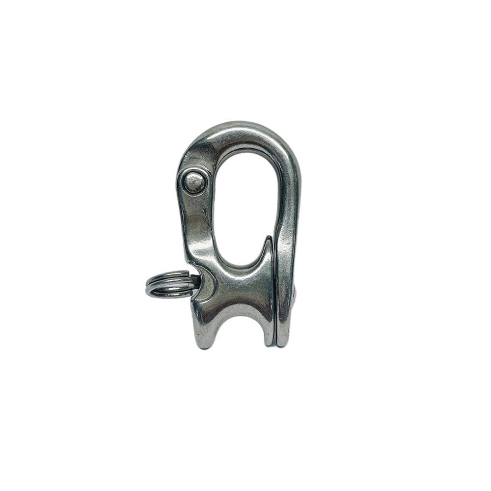4 Pc Set Marine T316 Stainless Steel Rope Sheet Snap Shackle, Quick Release Rope Shackle for Yacht, Sailboat, Dock, Rigging