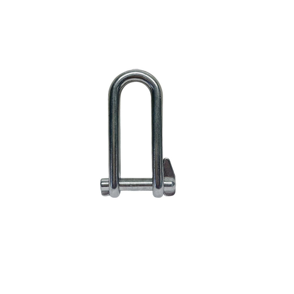 4 Pc Set Marine T316 Stainless Steel Halyard Key Shackle with Captive Pin, Sailing Rigging Shackle for Rope, Line, Yacht