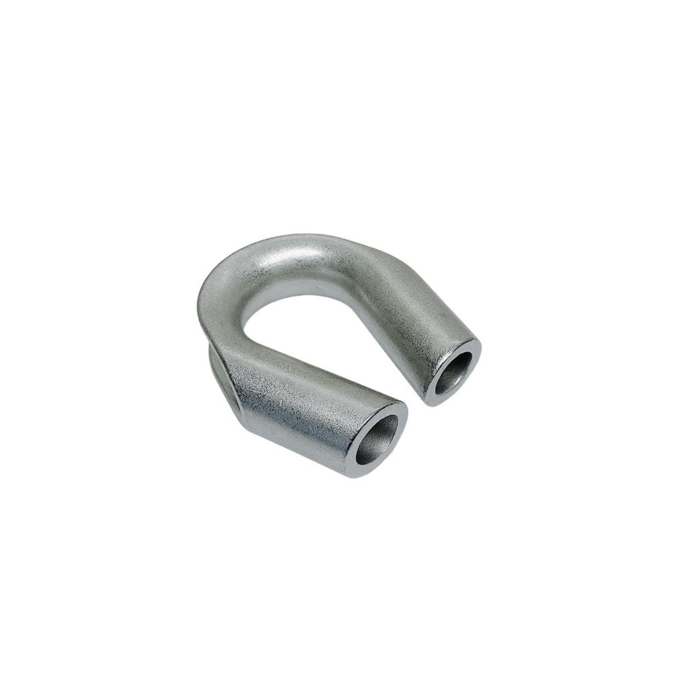 4 Pc Set Marine Stainless Steel Heavy Duty Captive Tubular Thimble, Wire Rope Tube Thimble for Boat, Yacht, Rigging, Cable