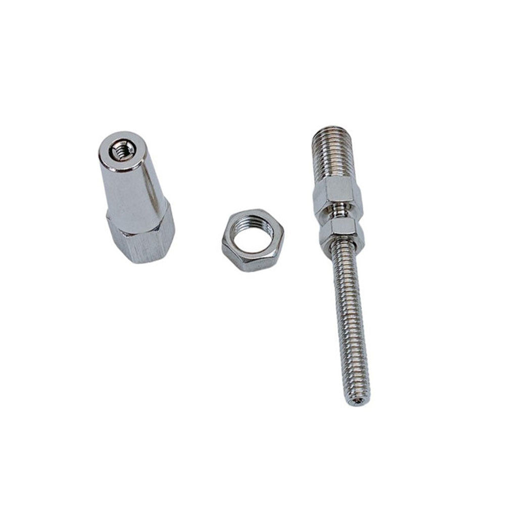 4 Pc Set Marine T316 Stainless Steel Swageless Threaded Stud for Cable Wire, Wire Rope Railing Terminal Fitting for Boat, Dock