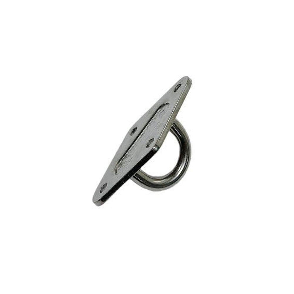 4 Pc Set Marine Light Duty T304 Stainless Steel Diamond Pad Eye, Welded Eye Pad Lift for Boat, Dock, Deck, and Outdoor Hardware