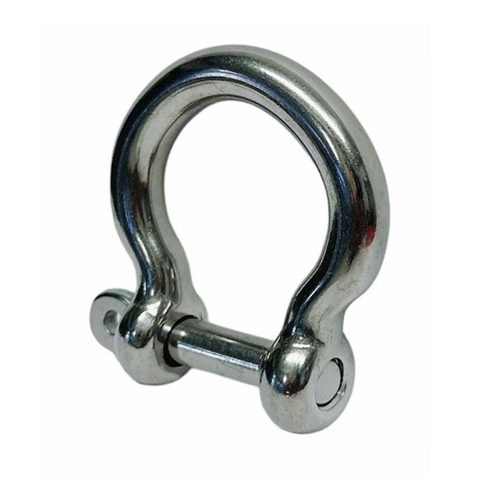 5 Pc Set Stainless Steel Bow Shackle Anchor, Chain Rigging Shackle for Boat, Paracord, Rope, Cable, and Outdoor Hardware